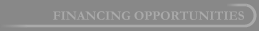 Financing Opportunities